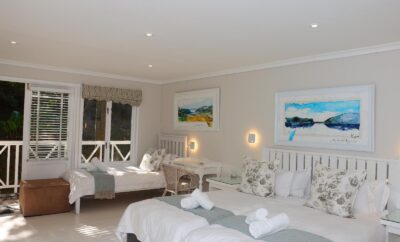 Superior lower deck (queen and twin) — Brenton Beach House